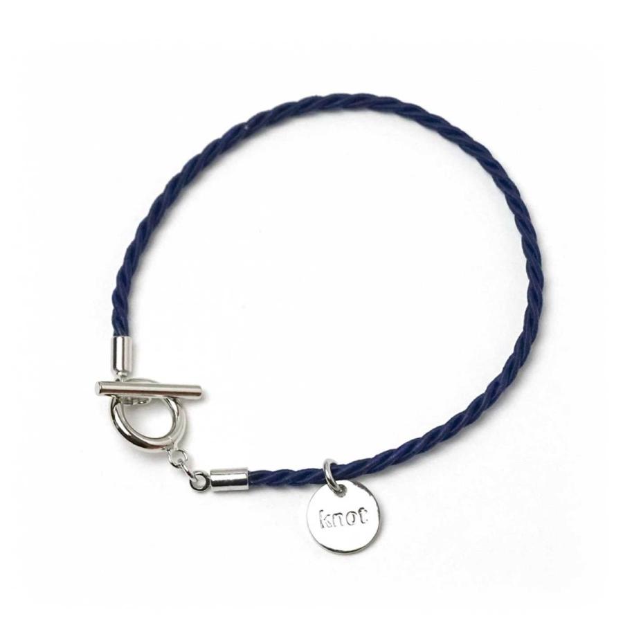 オメガ ネイビー 編み込みブレスレット Lサイズ オメガ ネイビー