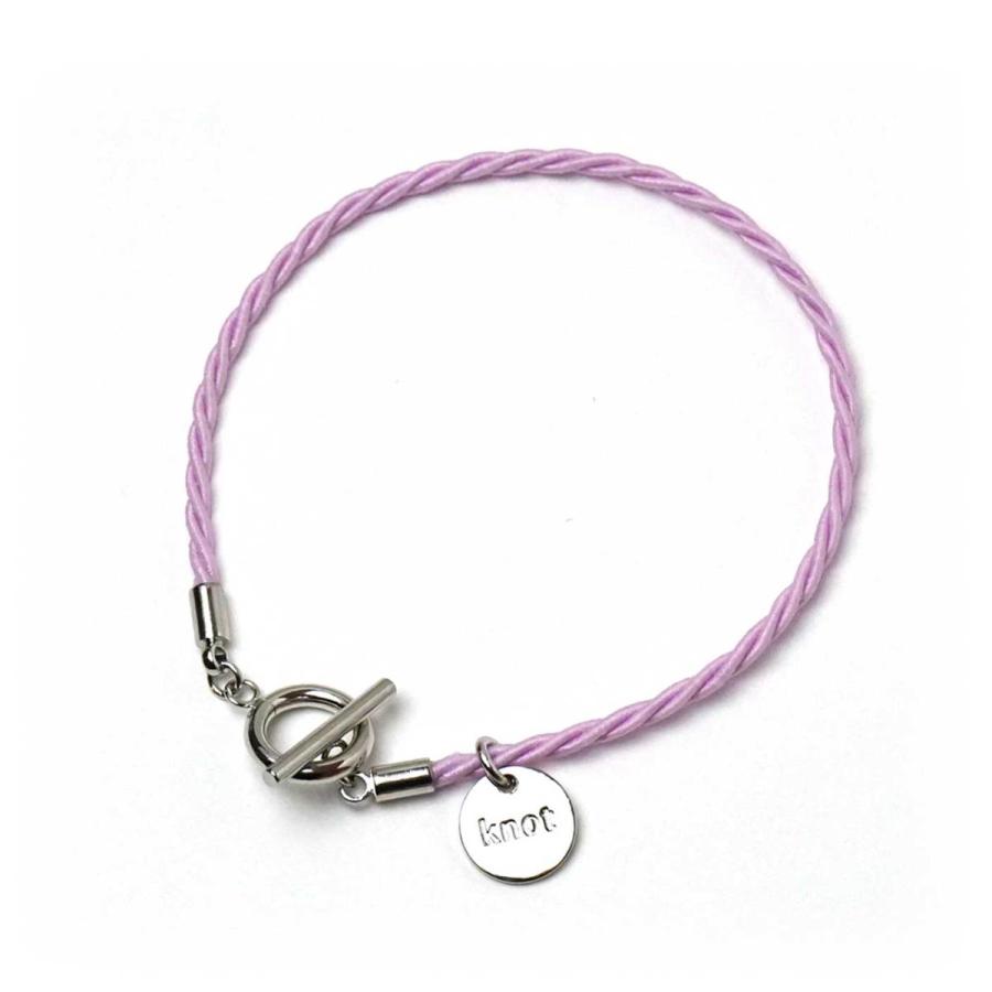 ac0360水引ブレスレット（シングルラップ） IOマンテル パープル（fuji