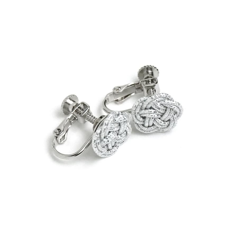 水引ピアス・イヤリング 花(小)ホールド 揺れないスタッドピアス【水引