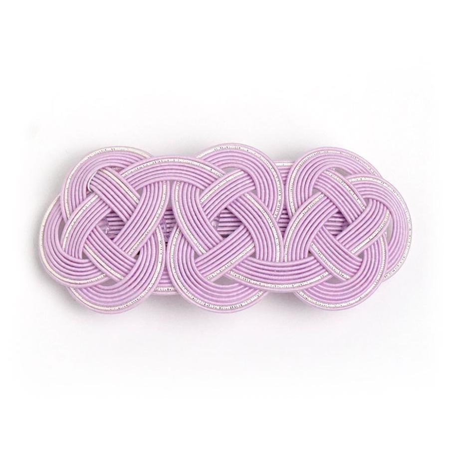 Ha0002水引バレッタ フラットタイプ パープル Fuji Ha0002 創業100年 加賀水引津田水引折型 通販 Yahoo ショッピング