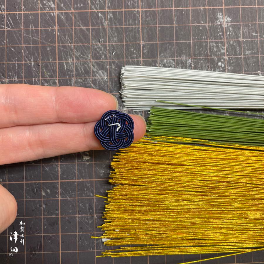sk0026水引ワイヤー 水引細工用針金70cm × 100本 : 創業100年 加賀水引