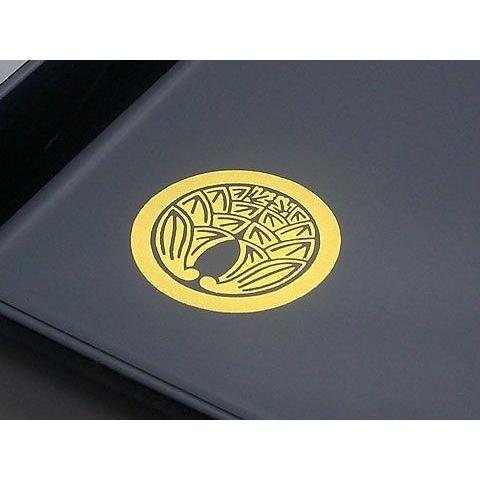 切手盆（祝儀盆）紀州塗り9号（定紋） : 結納屋さん - 通販 - Yahoo