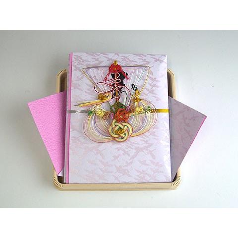 結納 コンパクト結納品 花セット(ピンク Ver. 毛せん付)_5