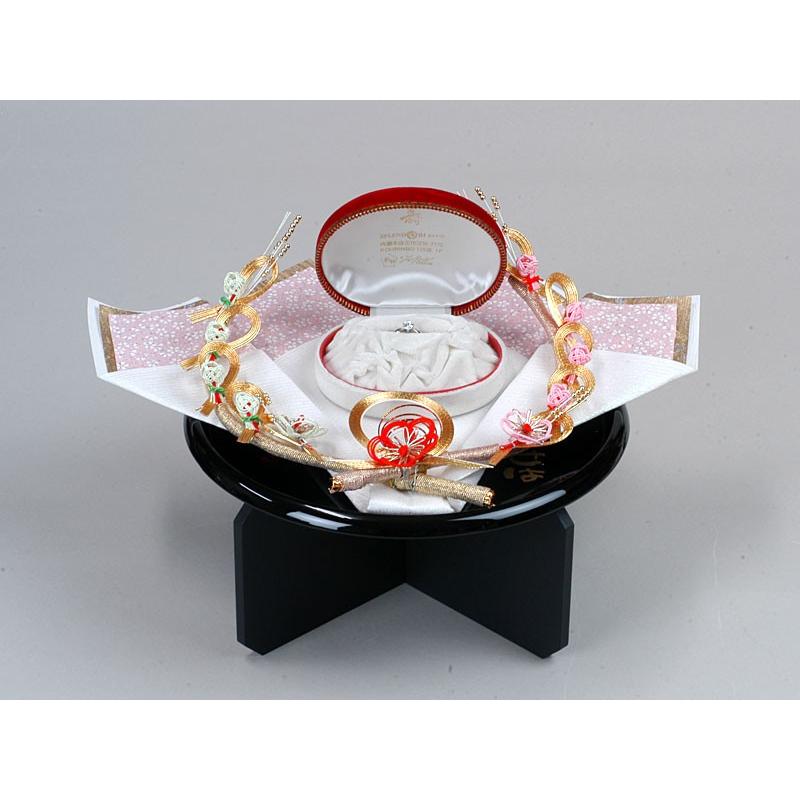 結納 ブランド結納品 相田みつを 大和一号セット スタイル2（毛せん付