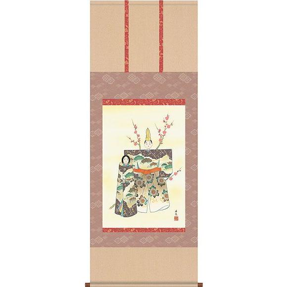 雛人形の陶額装品 掛け軸 有田焼 弥右エ門 ひな祭り 雛人形の陶額装品