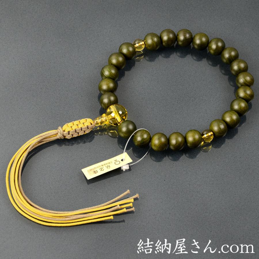 中華のおせち贈り物 真如苑 緑壇 黄水晶入 数珠 tessiturasdenos.com.br
