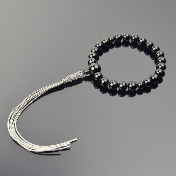 数珠 念珠 （ペア割引）（浄土真宗） （男性用）黒オニキス 六本組房