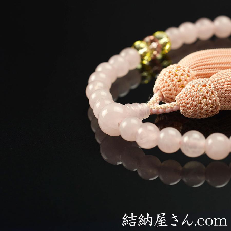 新品 お念珠 天然 ローズクオーツ 楽天市場】＼桐箱入り＆3ヶ月保証／ 【創価学会 念珠 女性用 紅