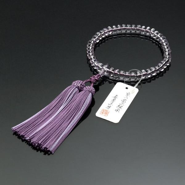 数珠 念珠 高級京念珠 （喜芳工房）（限定品）ローズアメジスト