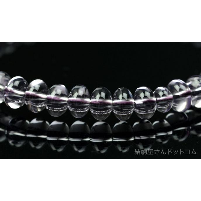 数珠 念珠 高級京念珠 （喜芳工房）（限定品）ローズアメジスト（みかん珠）共仕立 正絹蛍房（桐箱付） 略式数珠（女性用） ２月の誕生石_6