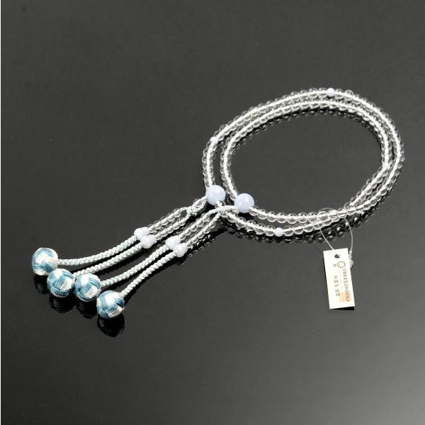 数珠　本水晶　瑪瑙入り　本銀入　利久梵天　念珠　新品未使用 86903085.jpg?cmsp_timestamp=