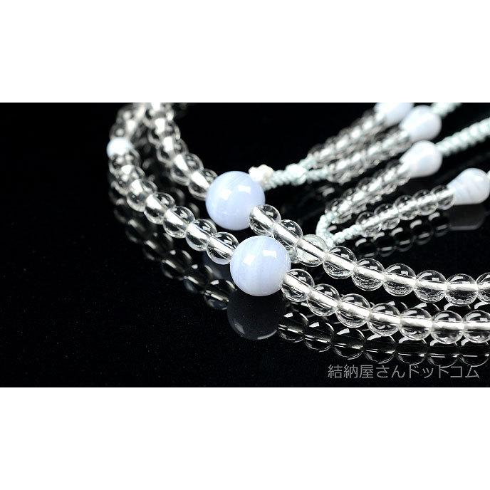数珠　本水晶　瑪瑙入り　本銀入　利久梵天　念珠　新品未使用 数珠 本水晶 瑪瑙入り 本銀入 利久梵天 念珠 新品未使用