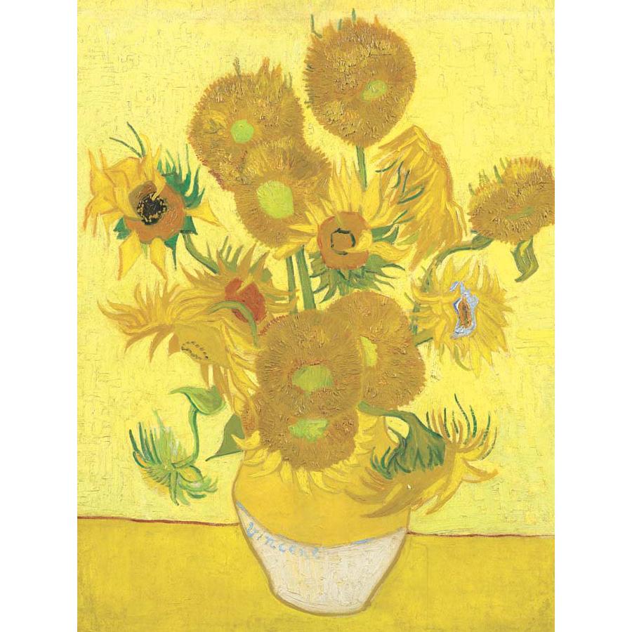 ゴッホ ひまわり （F6サイズ）（紐・フック付） 約縦52×横42cm