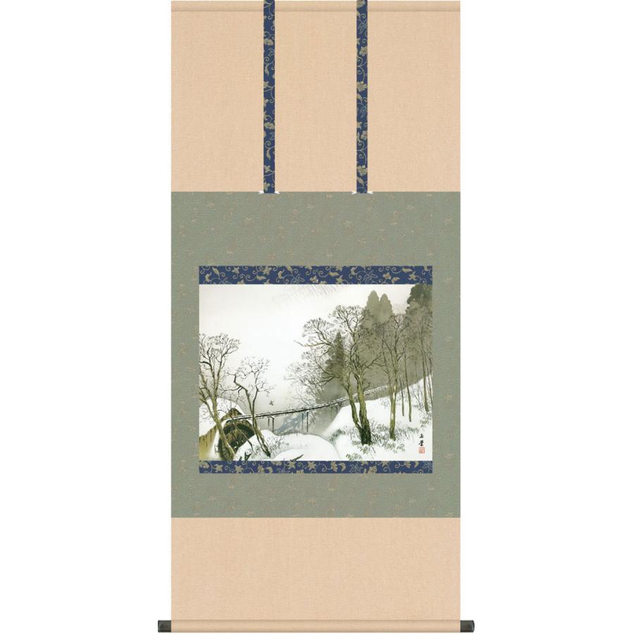 川合玉堂　掛け軸 有名作家の掛け軸 川合玉堂作 日光裏見滝