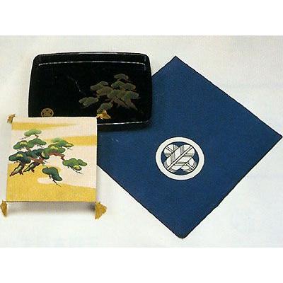 広蓋・袱紗・風呂敷 御道具セット「匠九号」別誂紋 : 結納屋さん