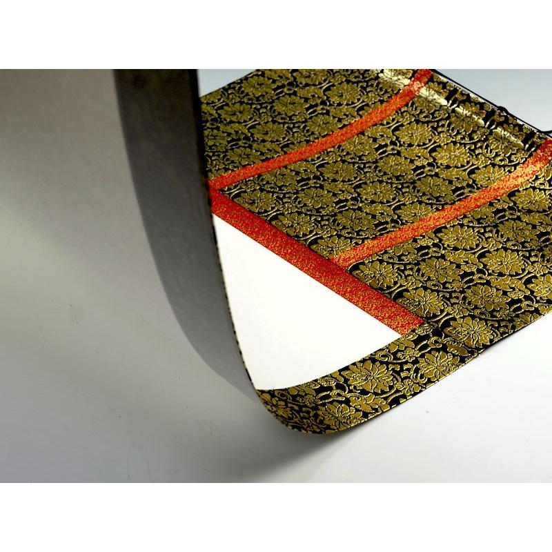 白抜掛け軸 （尺五立仏用・タイプA 蓮華紋）趣彩掛軸(1本) + 高級桐箱