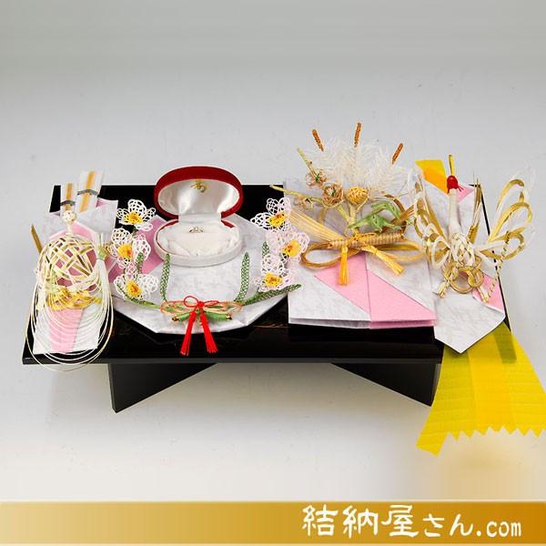 結納 略式結納品 美雪セット スタイル2（ピンク）（毛せん付）