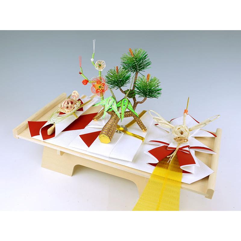 結納品セット 略式結納品 春日セット（白木台）（毛せん付） : 結納屋