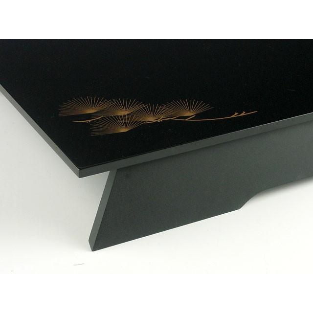 結納 略式結納品 春日黒塗台アレンジセット2（毛せん・目録・指輪飾り台付）_5