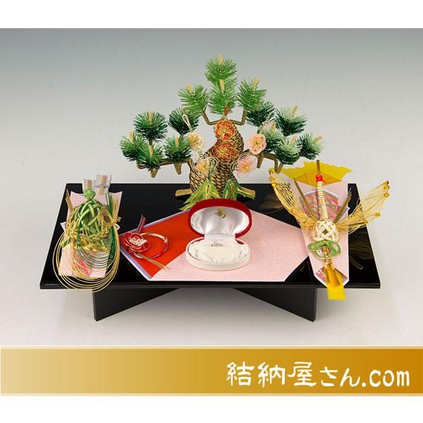 結納 指輪メインの結納品 美の森（うつくしのもり） 指輪セット（毛せん付）