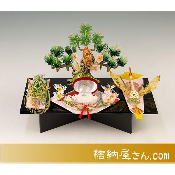 結納 指輪メインの結納品 美の森（うつくしのもり） 指輪セット（指輪飾りアレンジ）（毛せん付）