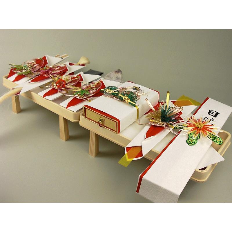 結納返し) 関東式結納品 関東式羽衣セット 7点（毛せん付