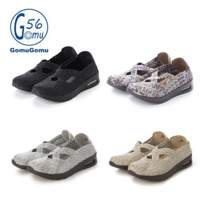 ゴムゴム Gomu56 レディース クロスデザイン エアークッション シューズ 3e 55 99 55 靴 Cre 55 結い輪堂 通販 Yahoo ショッピング