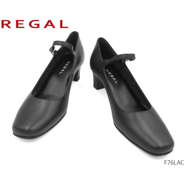 ランキング2021 リーガル パンプス ストラップ レディース 靴 REGAL F76L フォーマル 仕事 オフィス ビジネス 本革 ブラック 黒 ローヒール 正規品 パンプス