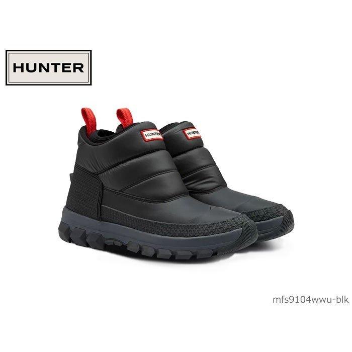 大人気 メンズ Hunter ハンター Black ブラック スノーブーツ メンズ オリジナル Blk Mfs9104wwu 国内正規品 Bt Ankle Snow Insulated Org M ブーツ スノー アンクル インシュレーテッド シューズ Savannah Osc Com