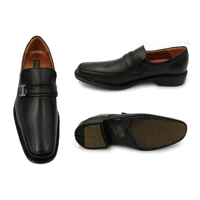 カネカ KANEKA 日本製 牛革 ビジネスシューズ ベルト 4E 5010 メンズ