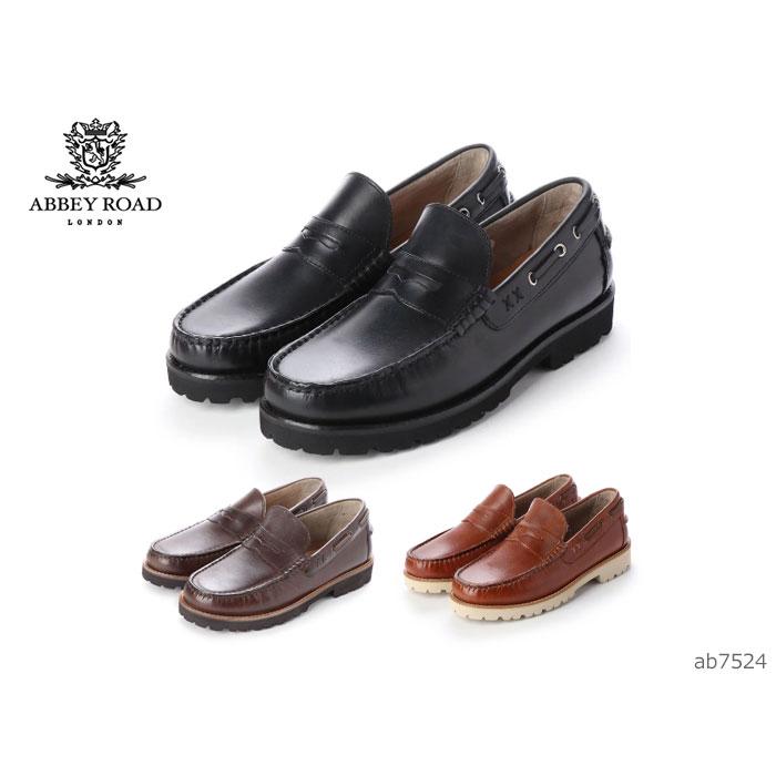 結婚祝い Road Abbey Madras ビジネスシューズ メンズ Ab7524 アビーロード マドラス 正規品 ローファー スリッポン 軽量 靴 モカシン カジュアル シューズ