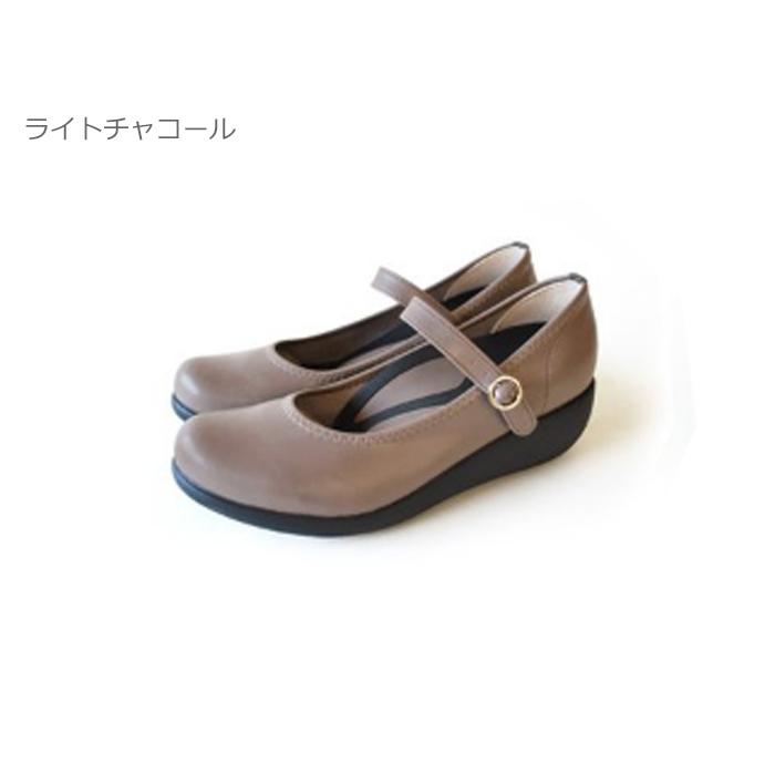 Re:getA リゲッタ R19001 ワンベルトウェッジパンプス レディース シューズ ヒール5cm 歩きやすい 疲れにくい｜yuirindou92｜04