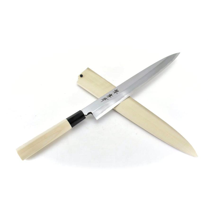 堺孝行 堺孝行《霞研水牛柄》安来白三鋼 柳刃 240 mm 【水牛柄】 : 唯