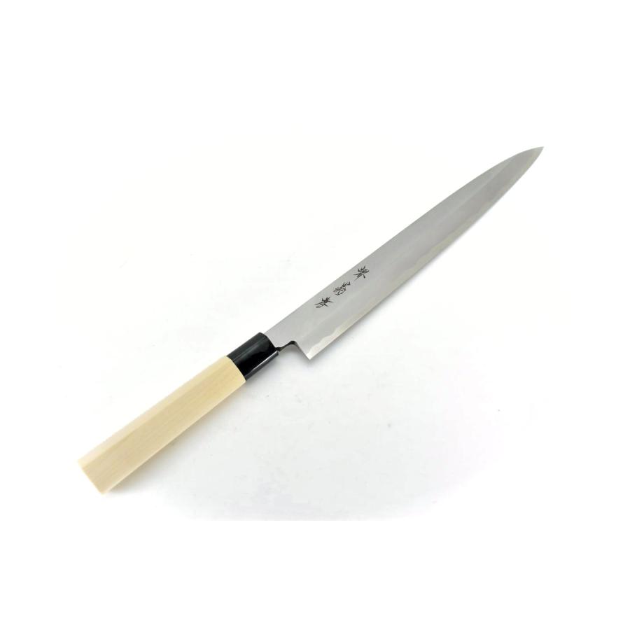 堺孝行 堺菊孝（堺孝行）改良霞研 黄鋼 柳刃 240 mm 【朴・PC柄