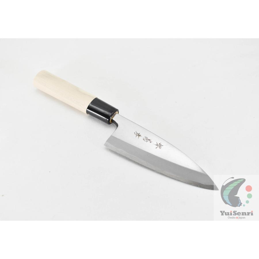 堺孝行 堺菊孝（堺孝行）改良霞研 黄鋼 出刃 120 mm 【朴・PC柄】 : 唯