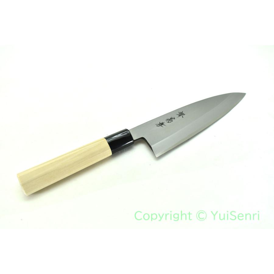 堺孝行 堺菊孝（堺孝行）改良霞研 黄鋼 舟行出刃 180 mm 【朴・PC柄