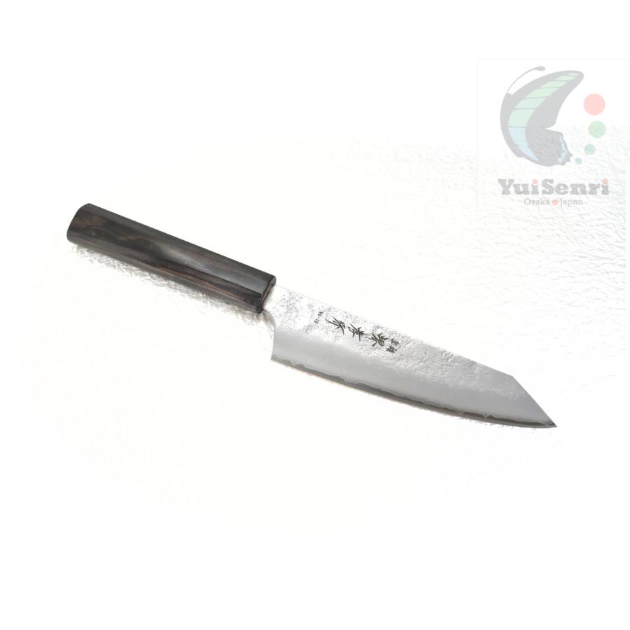 堺孝行 堺孝行《VG-10 梨地和式》和剣型三徳 160 mm【黒檀一体型柄