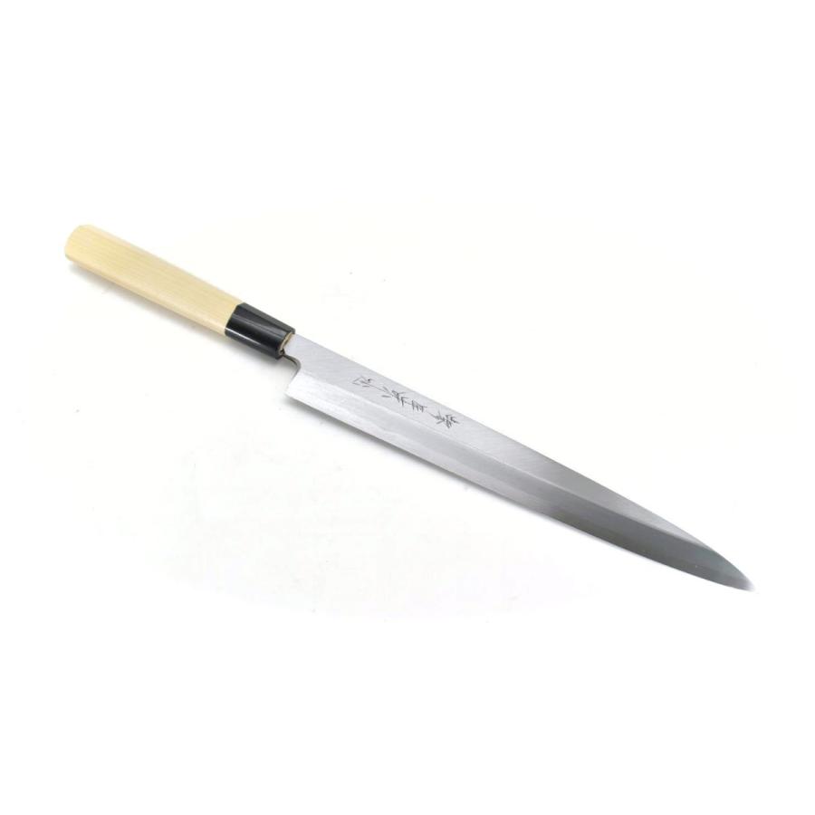 堺 味正 作 本霞 白鋼 柳刃 7寸 210mm 水牛柄 【公式通販】
