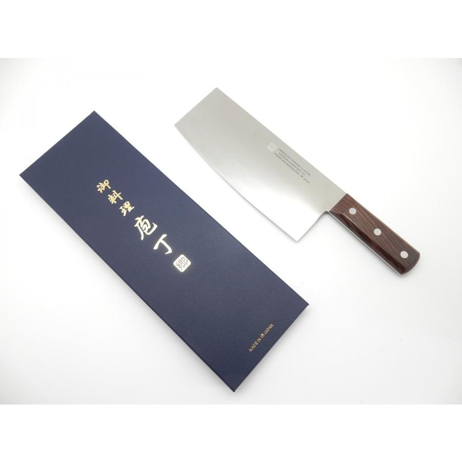義弘《1141シリーズ》8Aモリブデンバナジウム鋼 中華庖丁 220 mm : 唯