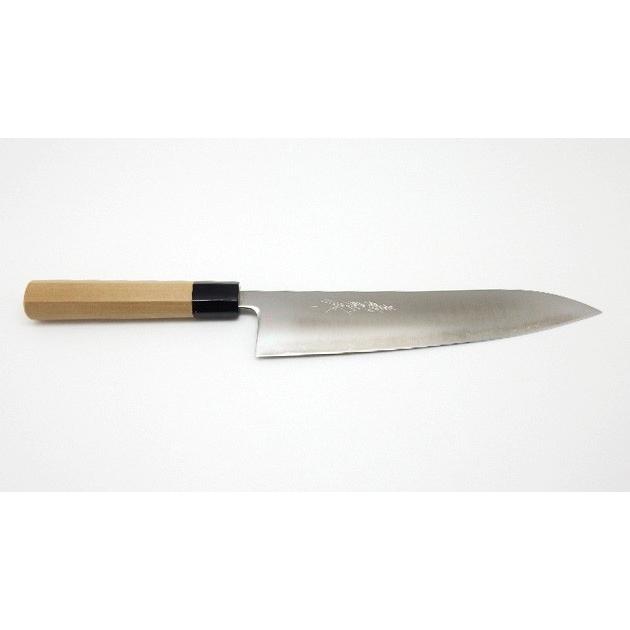 義弘《青紙スーパー》和牛刀240 mm【八角水牛柄】 : 唯千里 - 通販