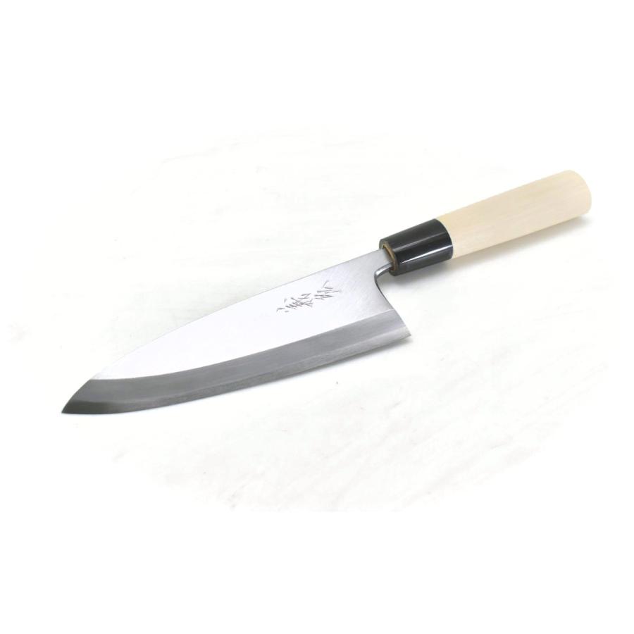 郷右馬允義弘　上作シリーズ　安来鋼白2号【左利き用】出刃 165 mm 《水牛丸柄》 :YS-JS-D165L:唯千里 - 通販 -  Yahoo!ショッピング