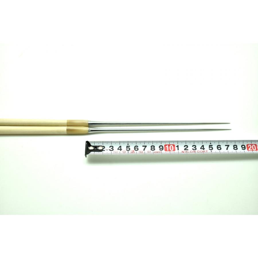 調理用高級ステンレス盛箸 180 mm【水牛丸柄・白】紙箱付 : 唯 調理用高級ステンレス盛箸 180 mm【水牛丸柄・白】紙箱付 : 唯