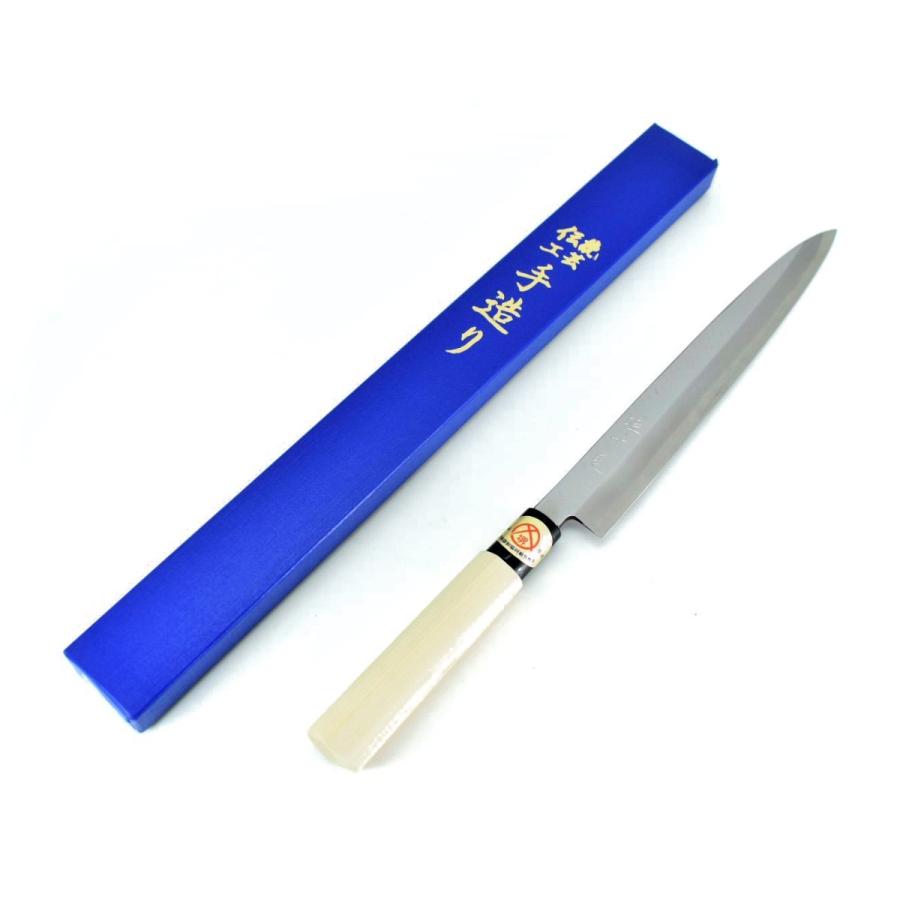 唯千里オリジナル 日本鋼 家庭用柳刃 240 mm【PC柄】の画像