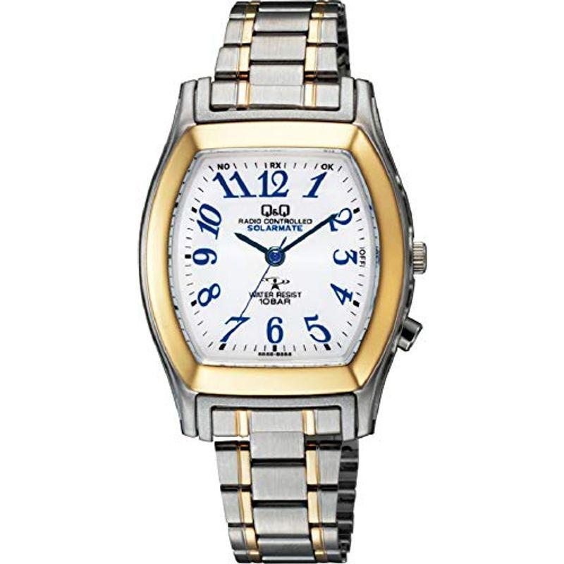 シチズン Q Q 腕時計 アナログ 腕時計 電波 ソーラー 防水 メタルバンド メタルバンド 電波 レディース