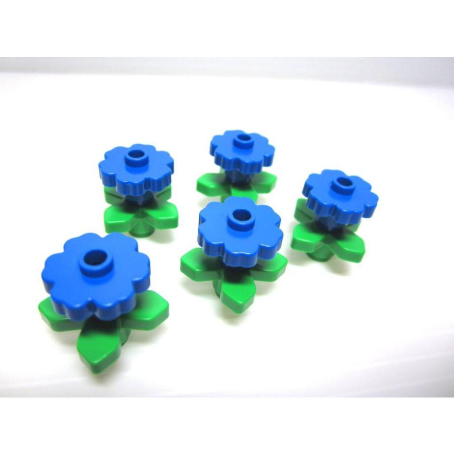 LEGO（レゴ） レゴ☆未使用！かわいいお花5点セット（青色） : ゆい 