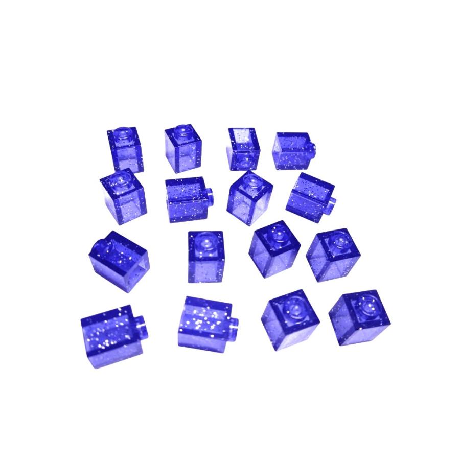 LEGO（レゴ） レゴ☆未使用！かわいい紫色透明のラメ入り1×1基本