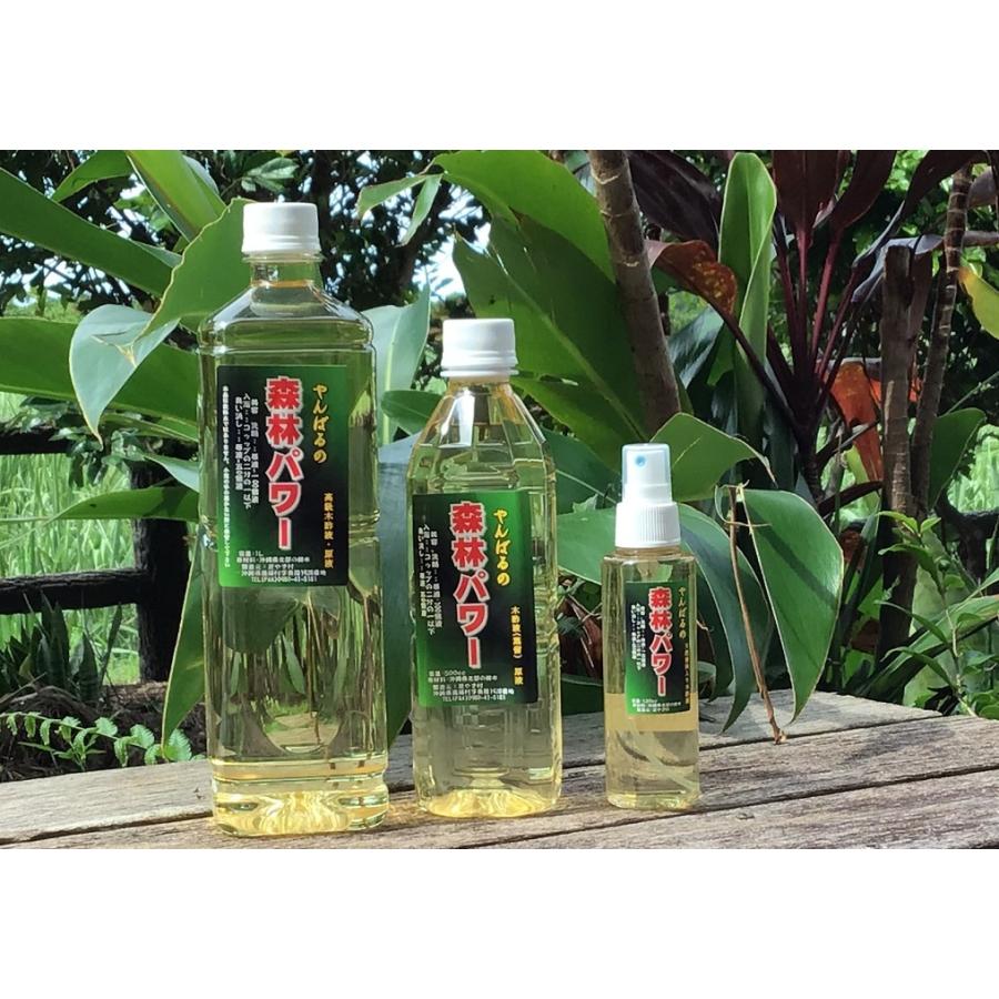 木酢セット(500mlボトル)(120mlスプレー) : 道の駅ゆいゆい国頭