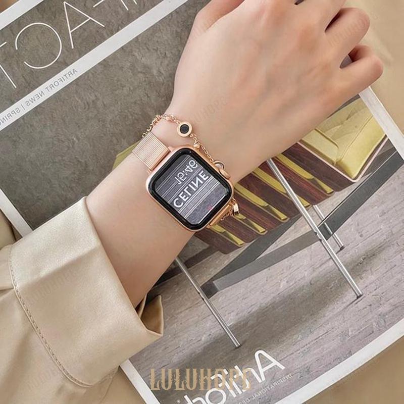 アップルウォッチ SE 9 バンド Apple Watch 8 Ultra ベルト 40mm 女性 ステンレス バンド 44mm 45mm スリム 細い｜yuj-shop｜07