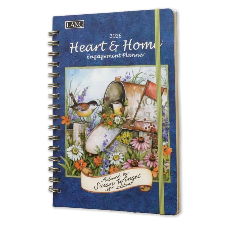2026年 LANG アジェンダダイアリー(輸入版) HEART & HOME 心とわが家