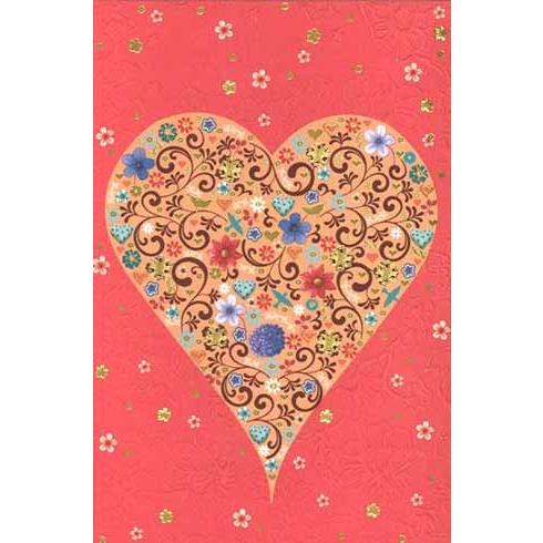 グリーティングカード 多目的 花のハート フラワー おしゃれ メッセージカード ギフト 贈り物 封筒付き ユージニアyh 通販 Yahoo ショッピング